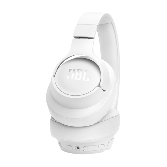 JBL Tune 770NC - White - Adaptive Noise Cancelling Wireless Over-Ear Headphones - Detailshot 2
